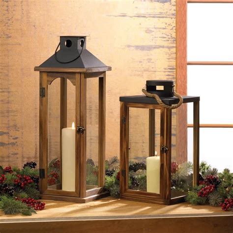 metal tops for wooden lanterns